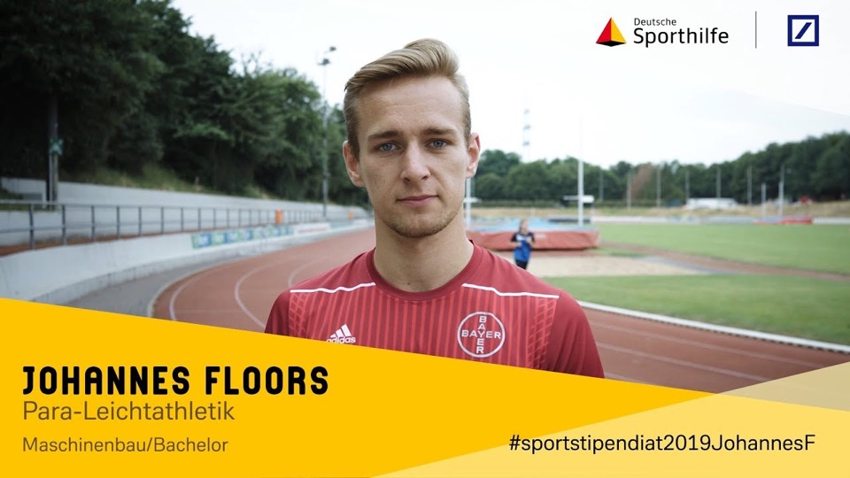 Videovorschau: Sport-Stipendiat des Jahres 2019: Johannes Floors